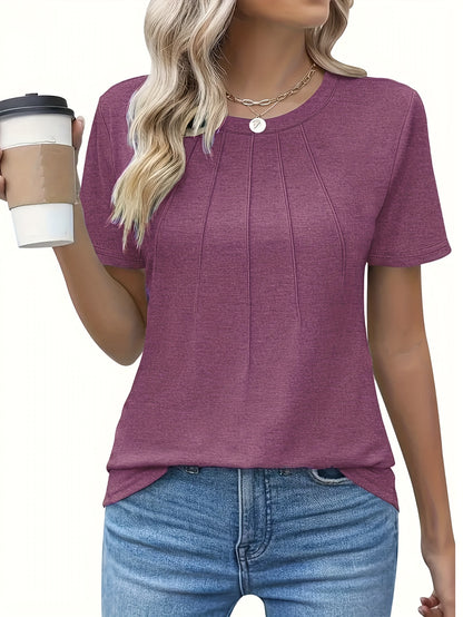 Seraphina | Effortless Pleated Comfort Tee