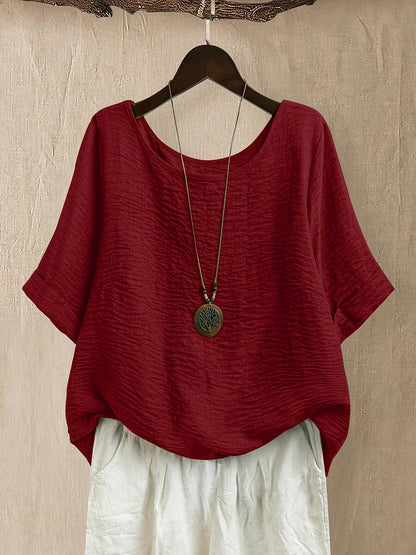 Elara™ | Effortless Oversized Comfort Blouse