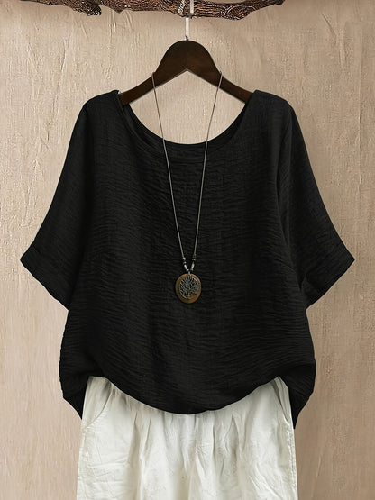 Elara™ | Effortless Oversized Comfort Blouse