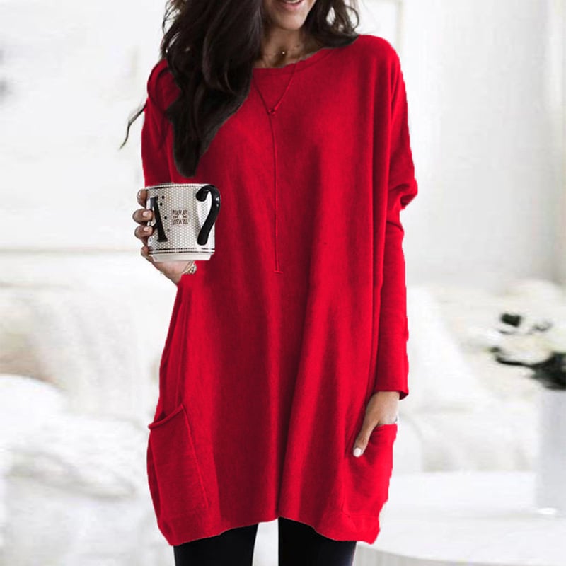 DORIS™ – Comfortable Long Sweater with Pockets for Women