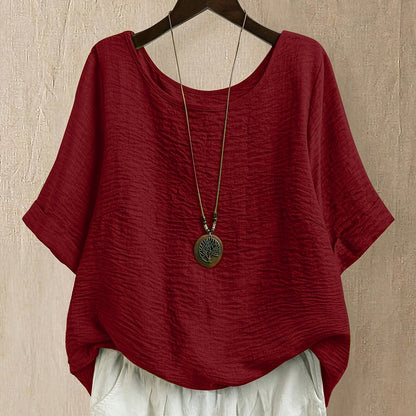 Elara™ | Effortless Oversized Comfort Blouse