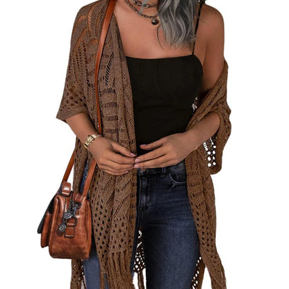 ZARELLA™ – Comfy Summer Hollow Tassel Outwear