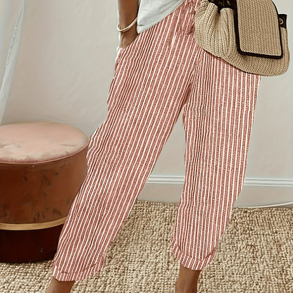 Sienna | Coastal Stripe Comfort Pants