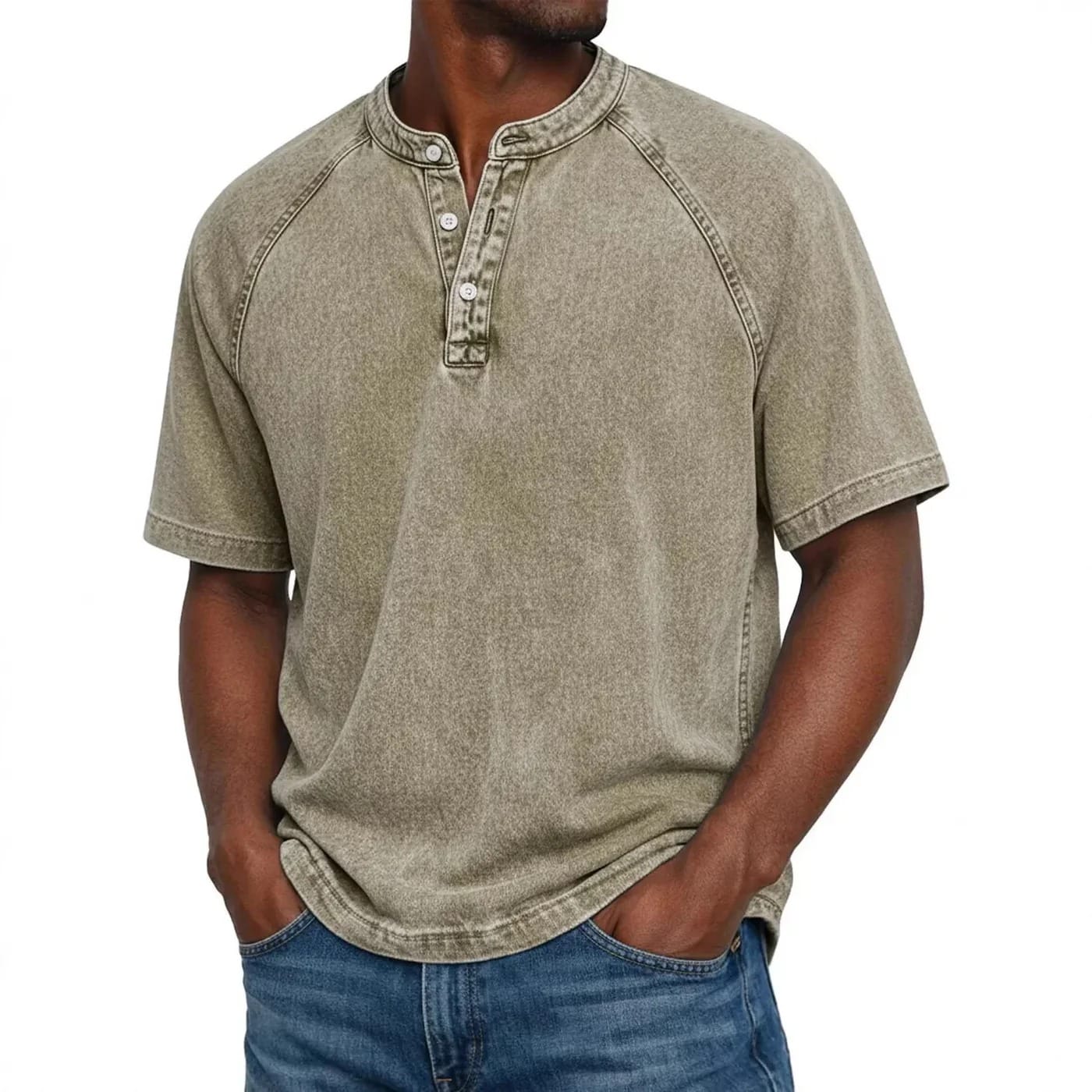Mason | Vintage Henley Tee
